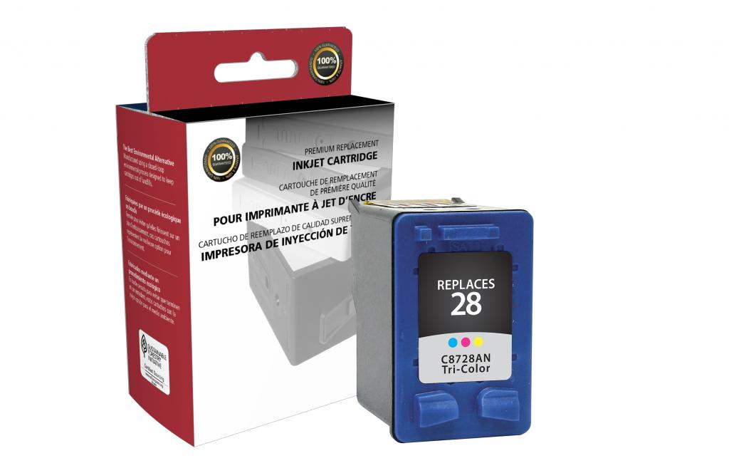 Tri-Color Ink Cartridge for HP C8728AN (HP 28)