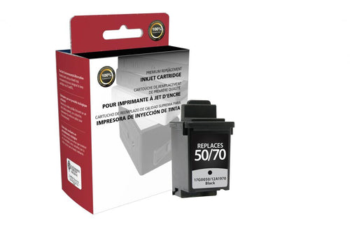 Black Ink Cartridge for Lexmark #70/#50