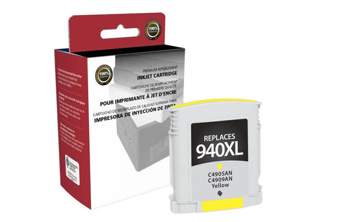 High Yield Yellow Ink Cartridge for HP C4909AN (HP 940XL)