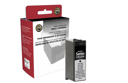 High Yield Black Ink Cartridge for Dell Series 21XL/22XL