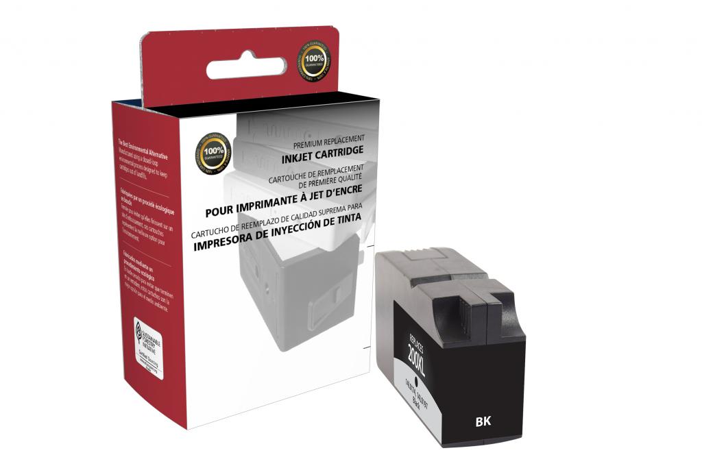 High Yield Black Ink Cartridge for Lexmark #200XL