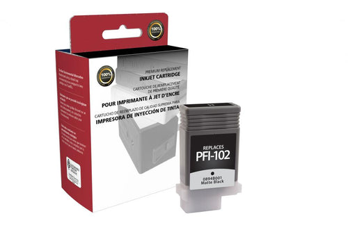 Matte Black Ink Cartridge for Canon PFI-102
