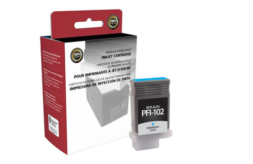 Cyan Ink Cartridge for Canon PFI-102