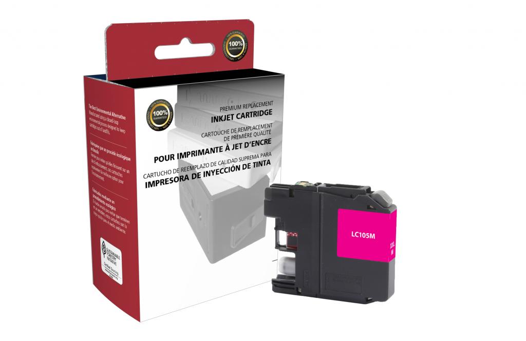 Super High Yield Magenta Ink Cartridge for Brother LC105XXL