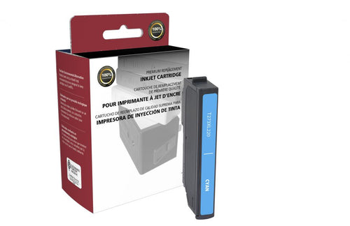 Epson Remanufactured T273XL220 Cyan Ink Cartridge