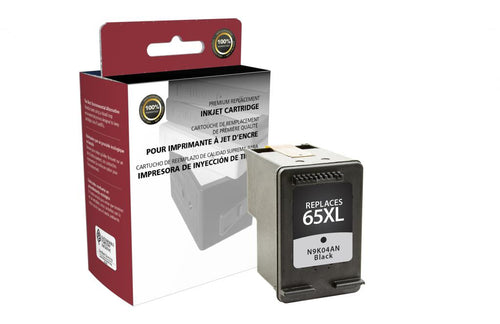 High Yield Black Ink Cartridge for HP N9K04AN (HP 65XL)
